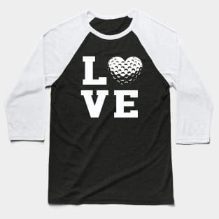 Golf Love Baseball T-Shirt